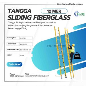 Tangga Pln Sliding Fiberglass 12 Meter 40 Feet
