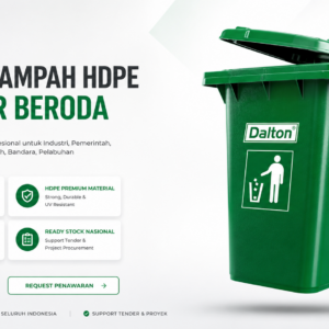 Tempat sampah roda 240 liter